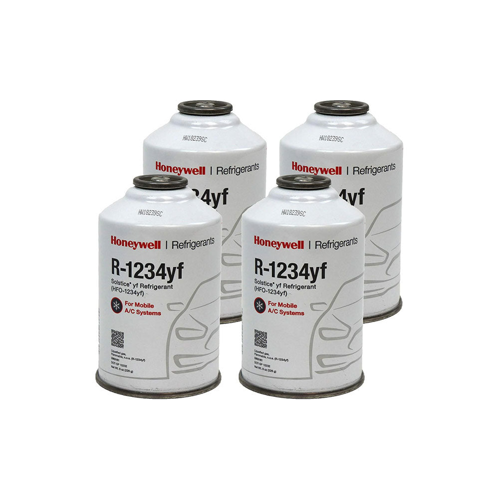 R1234YF Refrigerant - 8 oz Can (4-Pack) | Low GWP Auto AC Refrigerant for Modern Automotive Air Conditioning Systems