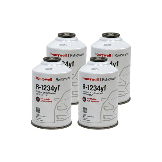 R1234YF Refrigerant - 8 oz Can (4-Pack) | Low GWP Auto AC Refrigerant for Modern Automotive Air Conditioning Systems