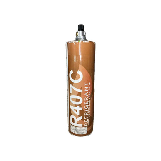 R407C Refrigerant with Leak Stop and UV Dye - 27.9 oz Can | AC Recharge and Leak Repair Kit for Air Conditioners